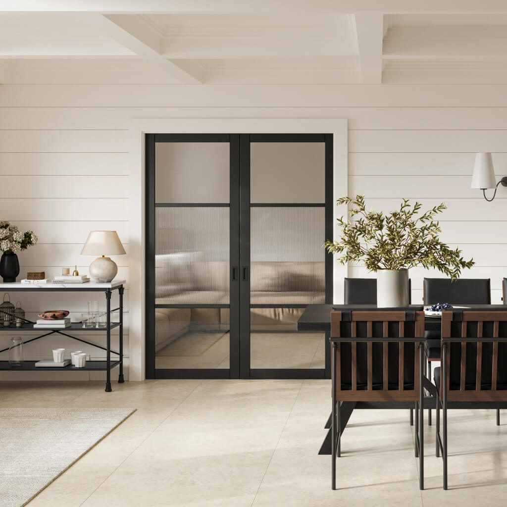 Fairmont Marble And Black Console Table