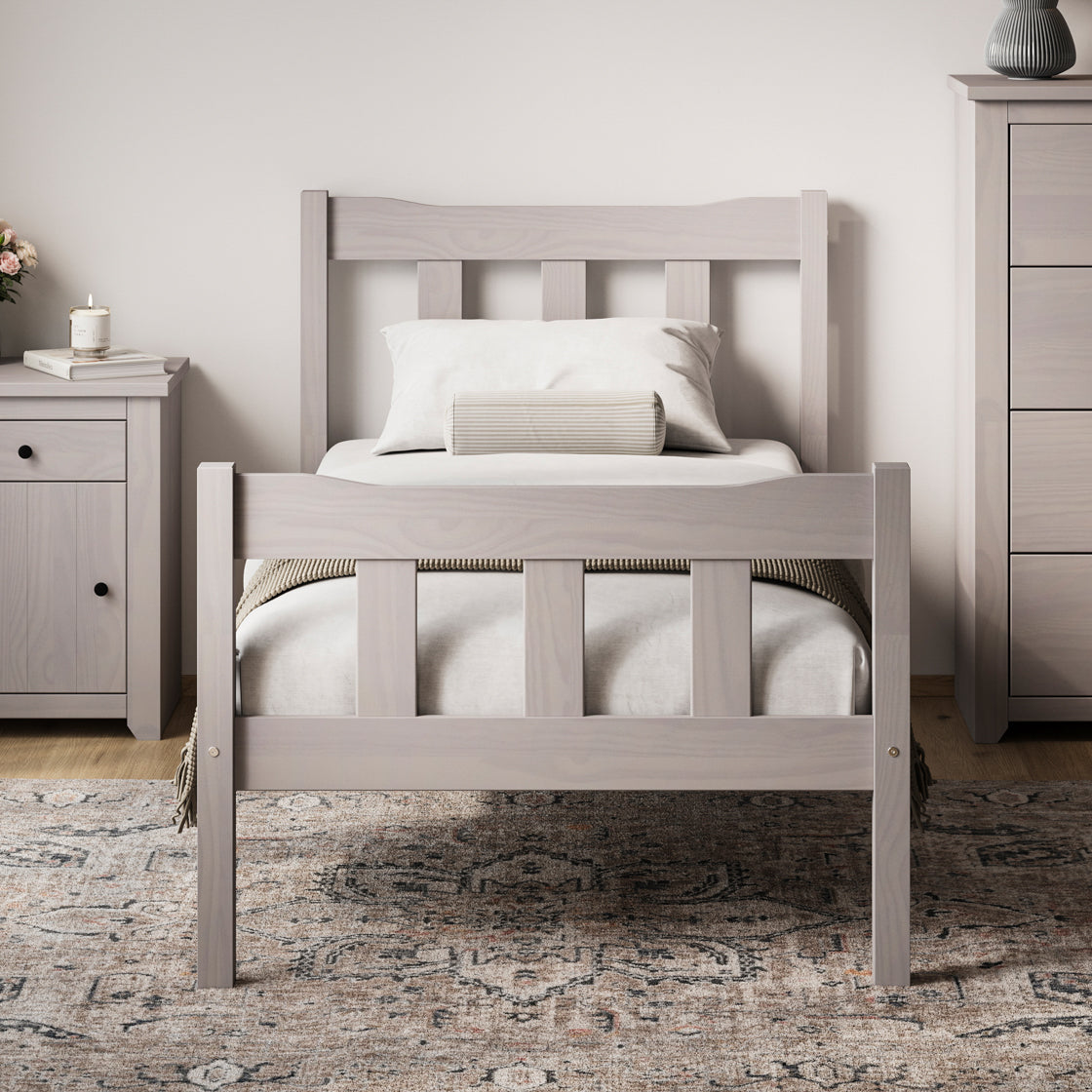 Havana Grey Single Bed