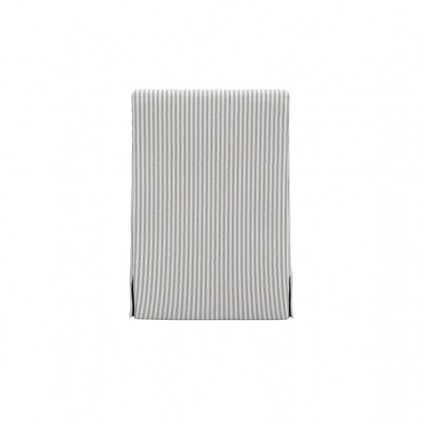 Hettie Grey Stripe Chair