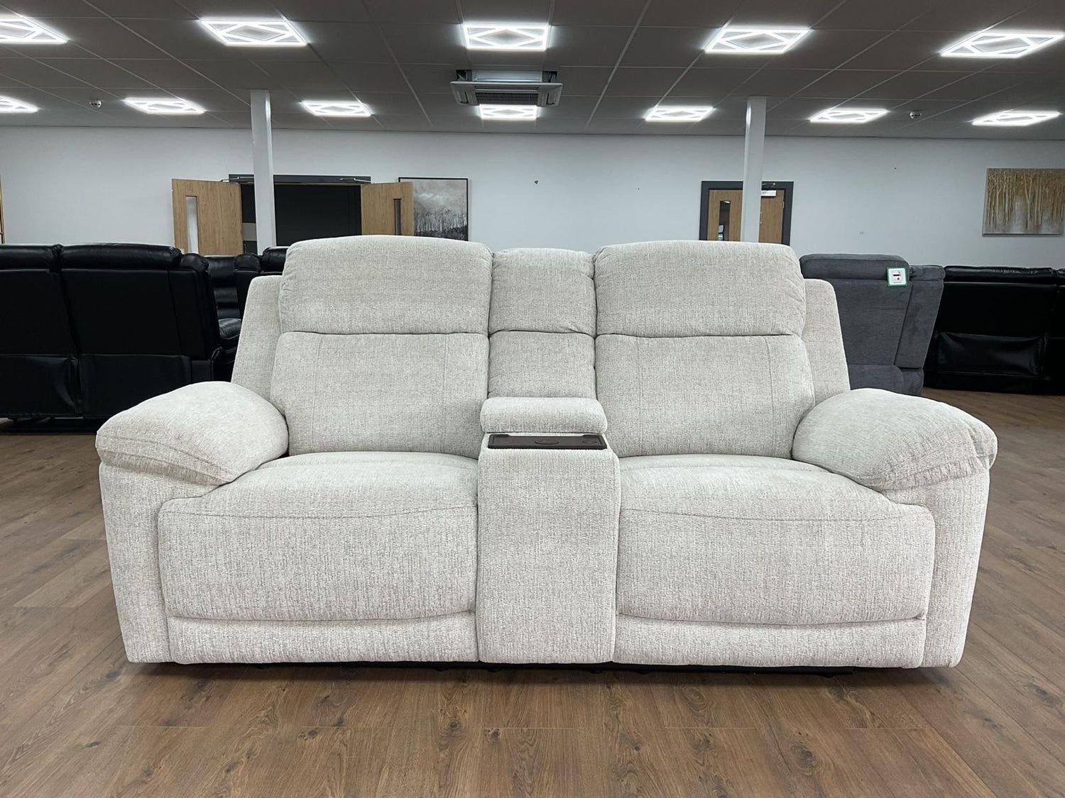 Owen Electric Recliner Beige 2 Seater