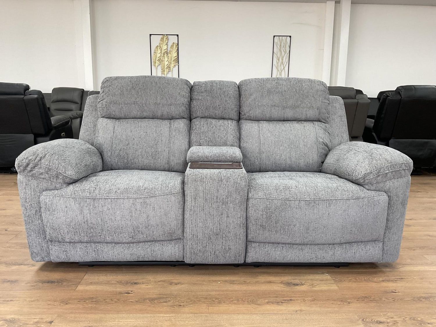 Owen Electric Recliner Grey 2 Seater