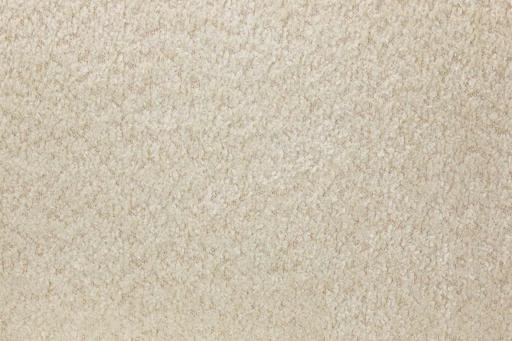 Beige Boucle Fabric U Shape Fullback Corner Sofa