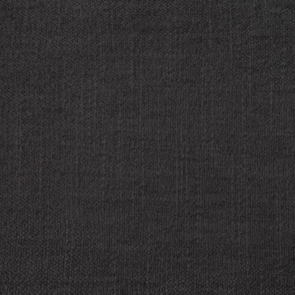 Black Fabric Upholstered Left Hand Facing Corner Sofa