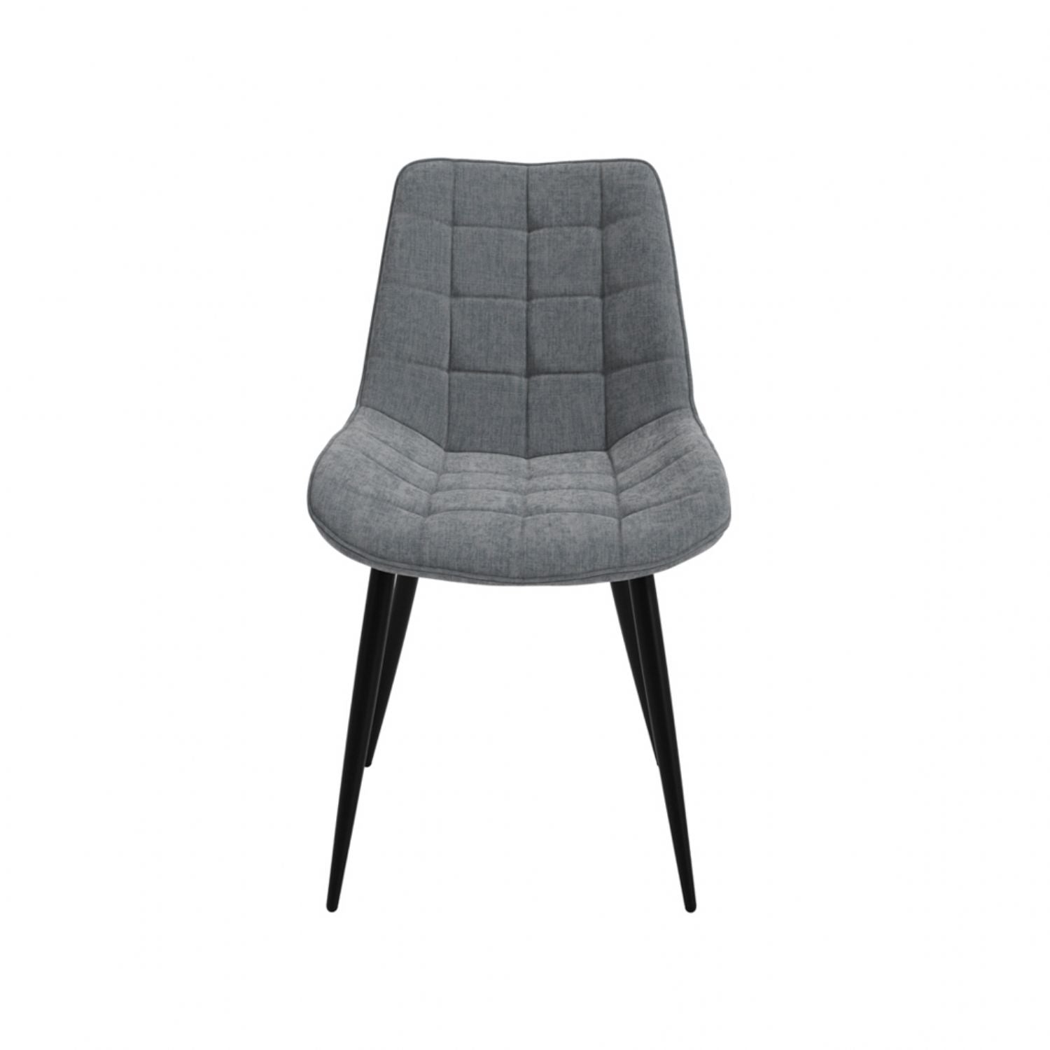 Marble Effect 4 Seater Rectangular Dining Set with Grey Chenille Chairs