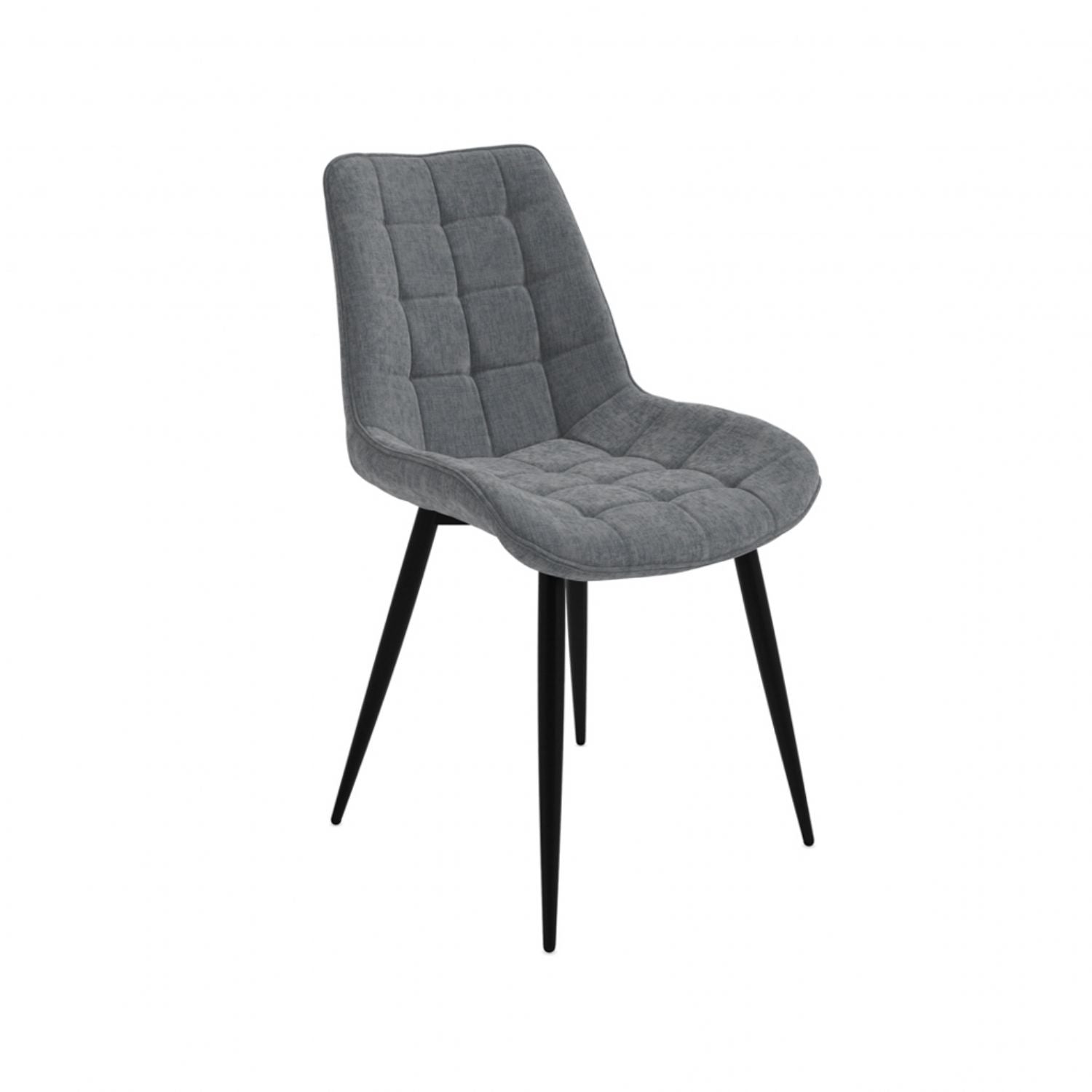 Marble Effect 4 Seater Rectangular Dining Set with Grey Chenille Chairs