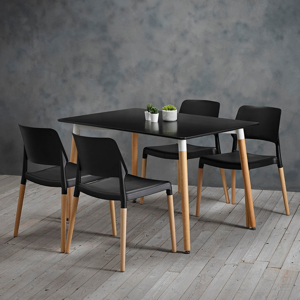 Riva Chair Black (pack Of 2)