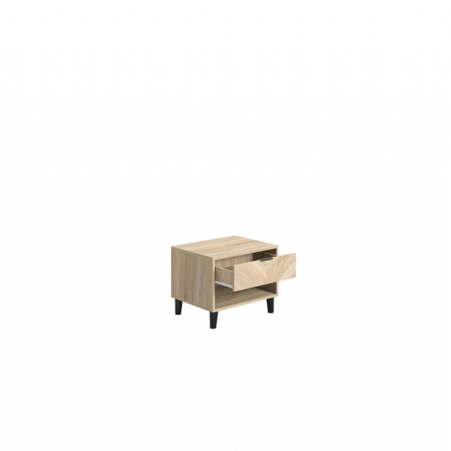 Stockholm 1 Drawer Bedside Chevron