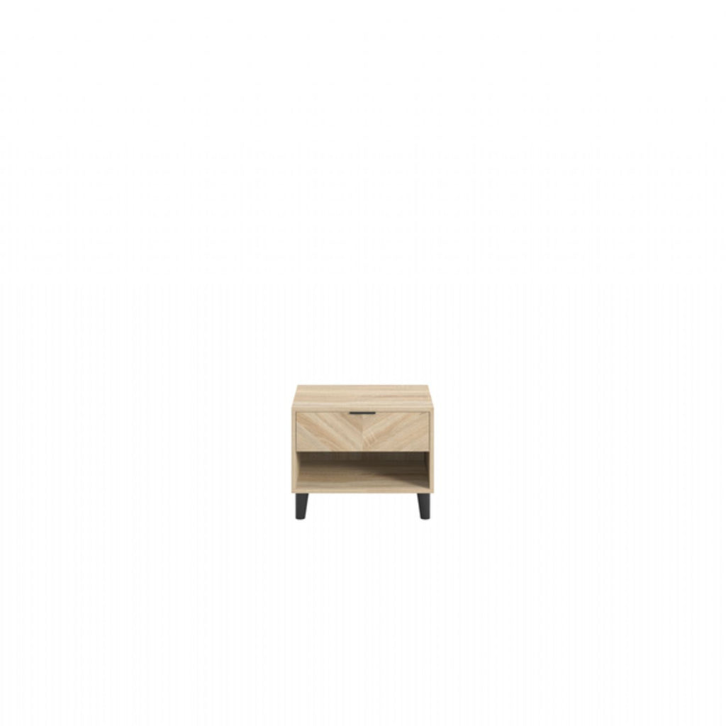 Stockholm 1 Drawer Bedside Chevron