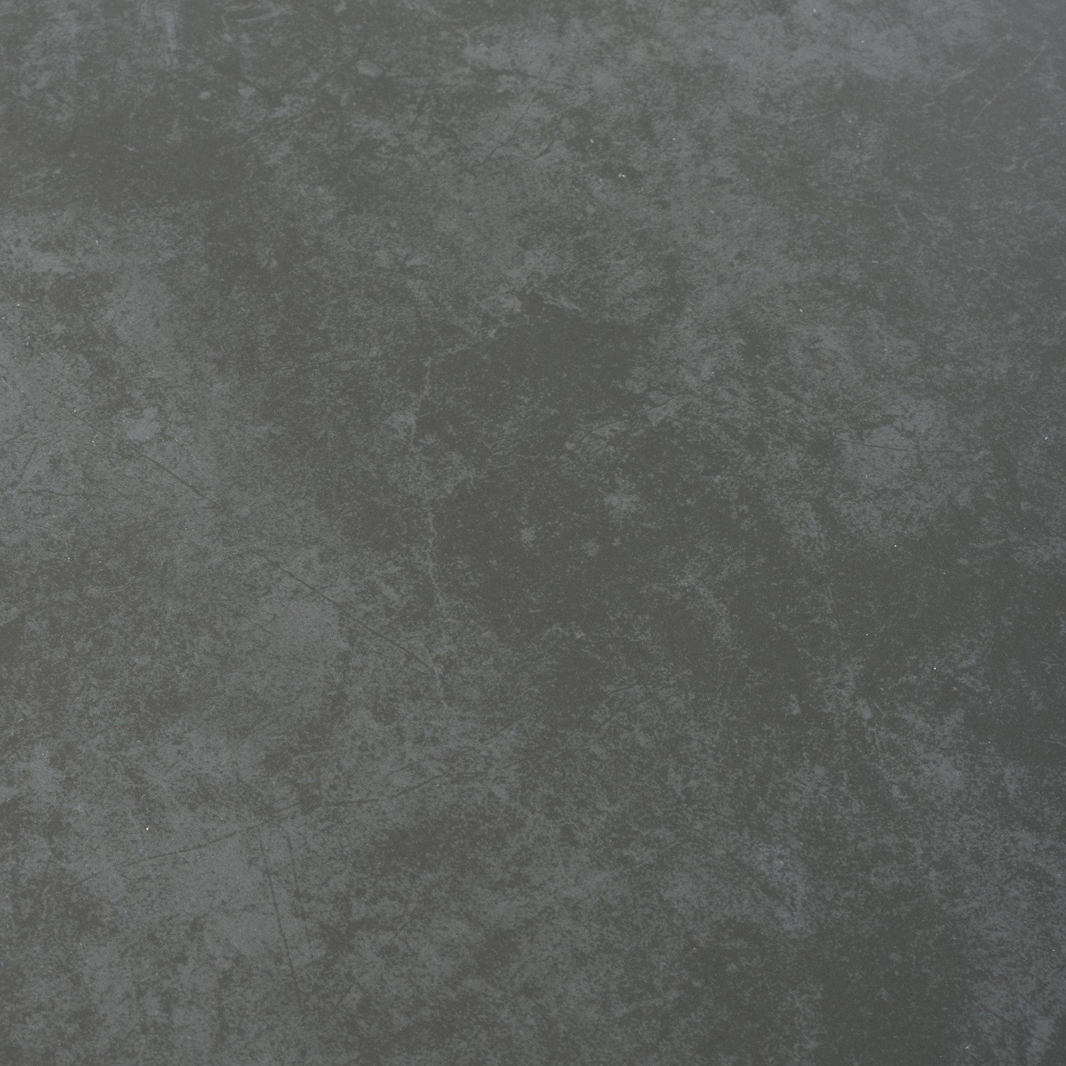 Dark Grey Sintered Effect 1.5m Dining Table with Black Base