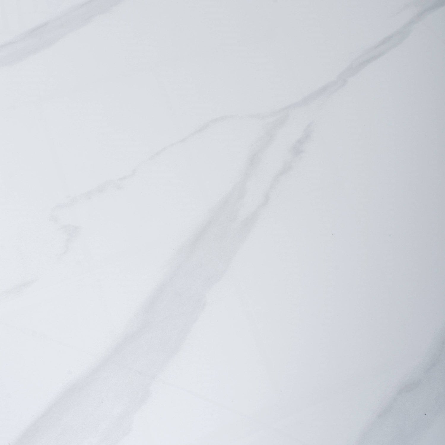 White Gloss 1.8m Large Dining Table with Geometric Base