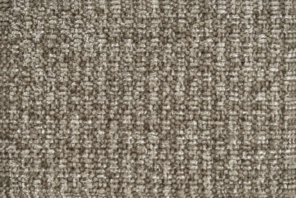 Mocha Fabric Channel Tufted Design 3 Seater Sofa