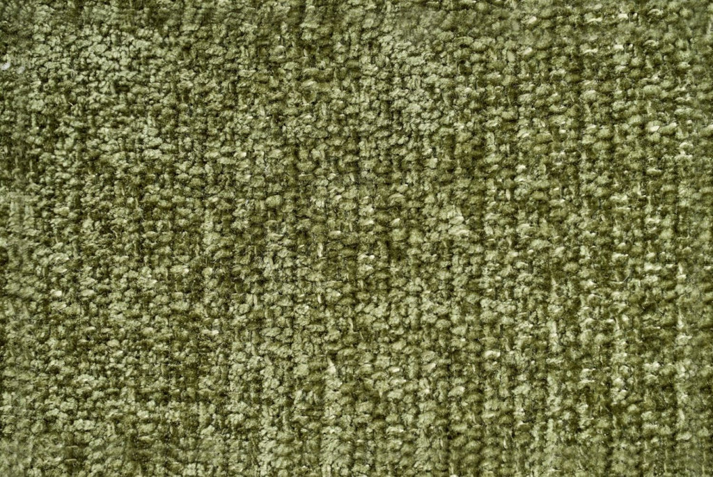 Olive Green Fabric Channel Tufted Design 3 Seater Sofa