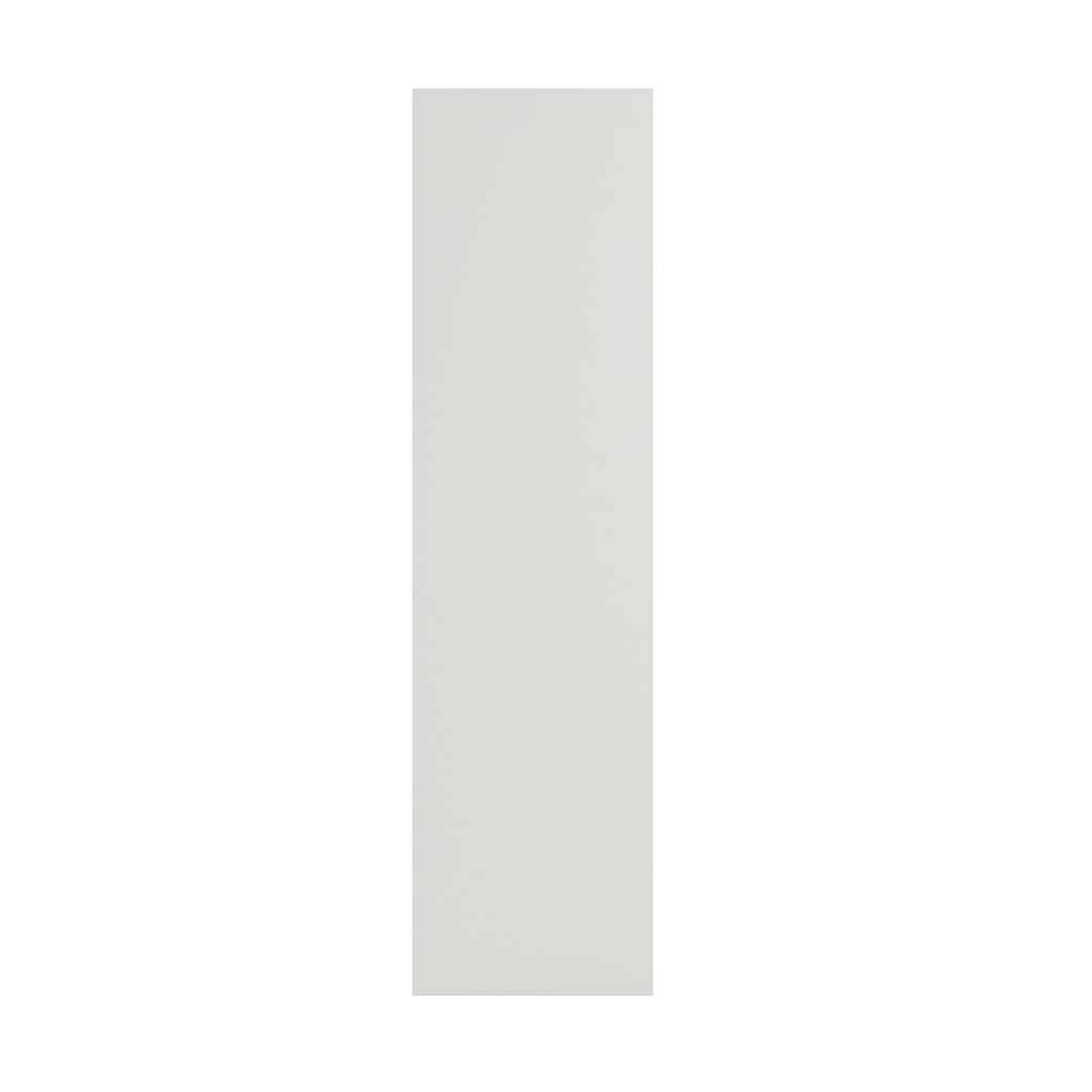 White 1 Door Single Narrow Wardrobe with Brass Handles