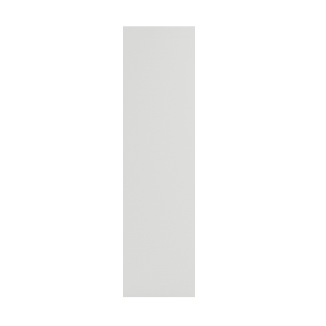 White 1 Door Single Narrow Wardrobe with Brass Handles