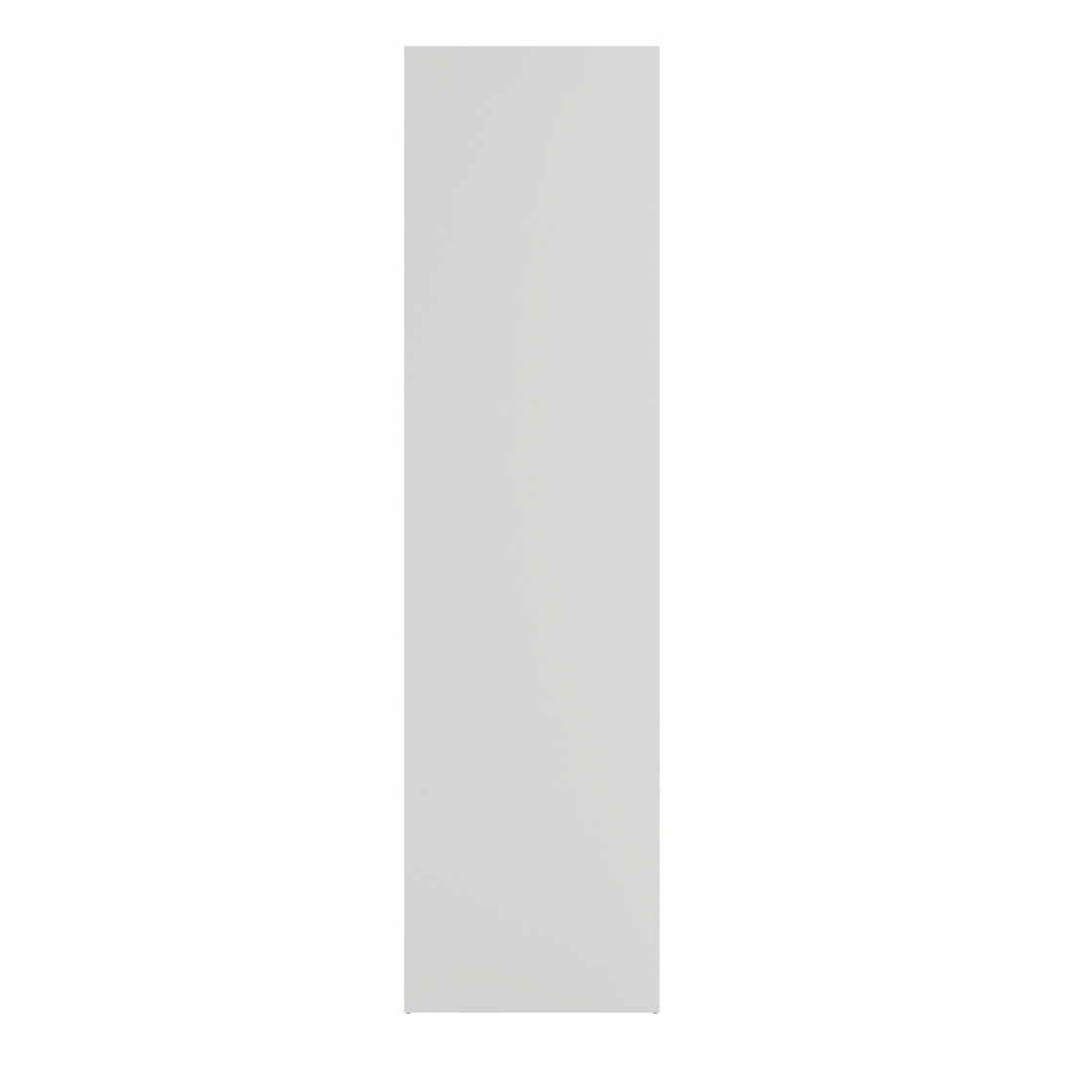 Shaker Style White 2 Door Double Wardrobe with Brass Handles