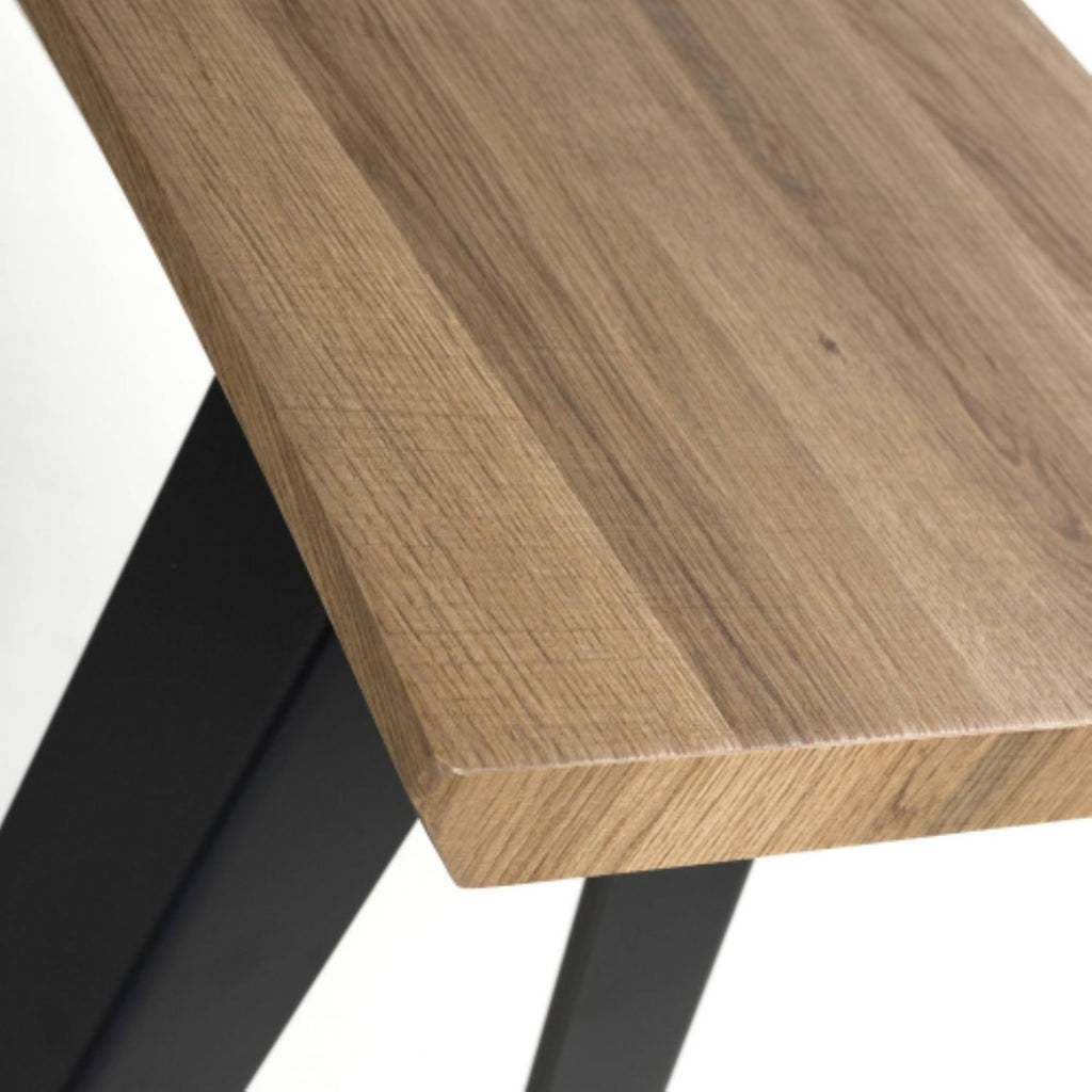 Nassau Natural Curved Console Table