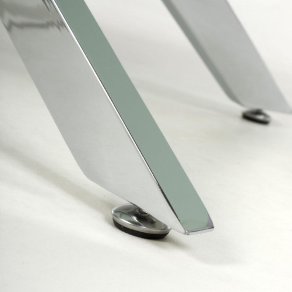 Astoria White Chrome Coffee Table